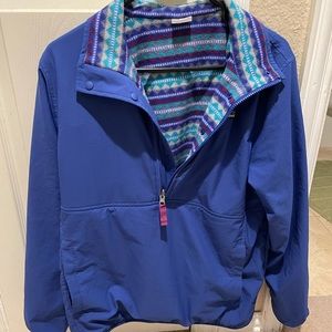 Patagonia Reversible 1/2 Zip Purple/Blue Color